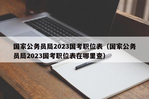 国家公务员局2023国考职位表（国家公务员局2023国考职位表在哪里查）