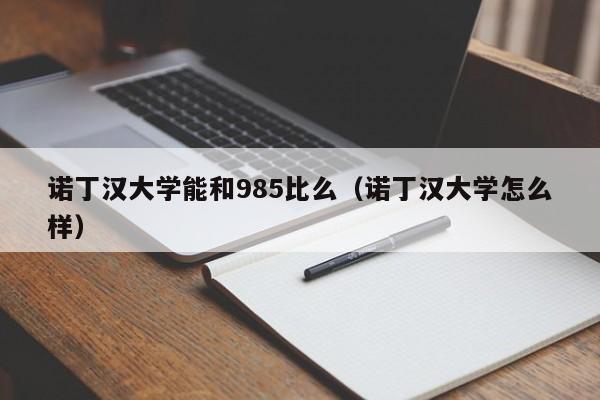 诺丁汉大学能和985比么（诺丁汉大学怎么样）