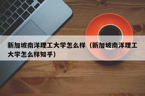 新加坡南洋理工大学怎么样（新加坡南洋理工大学怎么样知乎）