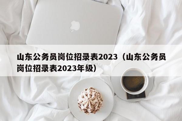 山东公务员岗位招录表2023（山东公务员岗位招录表2023年级）